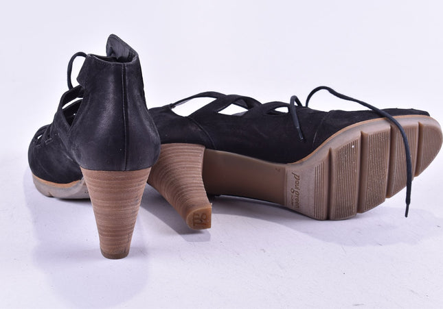 Paul Green Damen Sandale Sandalette UK 7 Nr. 24-SD 1575-Schuh-Gebraucht-secondhand