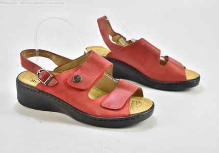 Solidus Damen Sandale Sandalette UK 5 Nr. 25-S 1570-Schuh-Gebraucht-secondhand