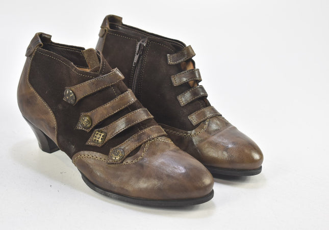 Think Damen Stiefelette Boots SL 25,5 cm Nr. 24-F 1263-Schuh-Gebraucht-secondhand