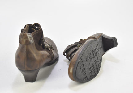 Think Damen Stiefelette Boots SL 25,5 cm Nr. 24-F 1263-Schuh-Gebraucht-secondhand