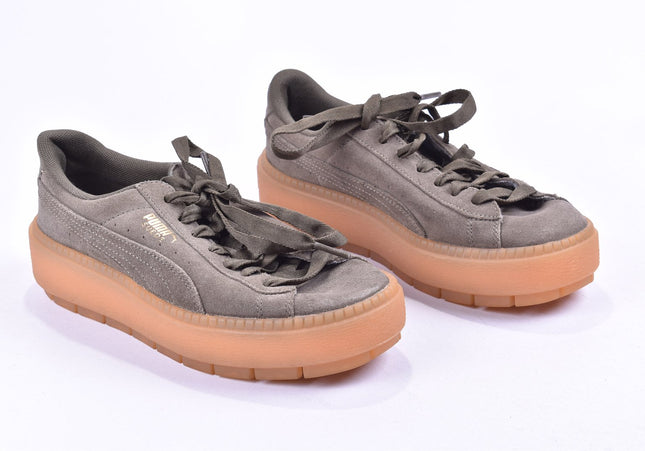 Puma Suede Damen Sportschuhe Sneaker EUR 37 Nr. 23-M 1031-Schuh-Gebraucht-secondhand