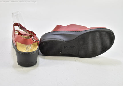 Solidus Damen Sandale Sandalette UK 5 Nr. 25-S 1570-Schuh-Gebraucht-secondhand