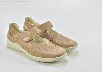 Rieker  Damen Halbschuhe Slipper Ballerinas  Gr. 40 Nr. 26-T 783