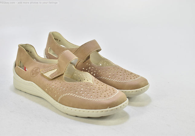 Rieker  Damen Halbschuhe Slipper Ballerinas  Gr. 40 Nr. 26-T 783