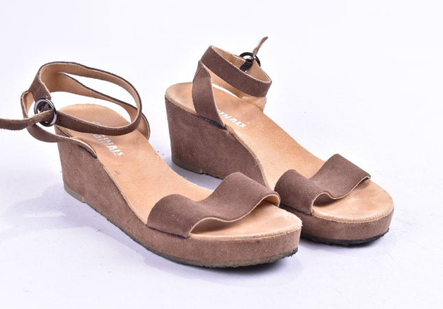 Clarks Damen Sandale Sandalette UK 7 Nr. 24-SD 2209-Schuh-Gebraucht-secondhand