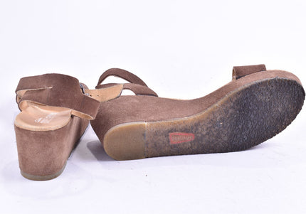 Clarks Damen Sandale Sandalette UK 7 Nr. 24-SD 2209-Schuh-Gebraucht-secondhand