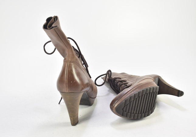 Paul Green Damen Stiefelette Boots UK 6 Nr. 24-F 4034-Schuh-Gebraucht-secondhand