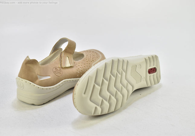 Rieker  Damen Halbschuhe Slipper Ballerinas  Gr. 40 Nr. 26-T 783