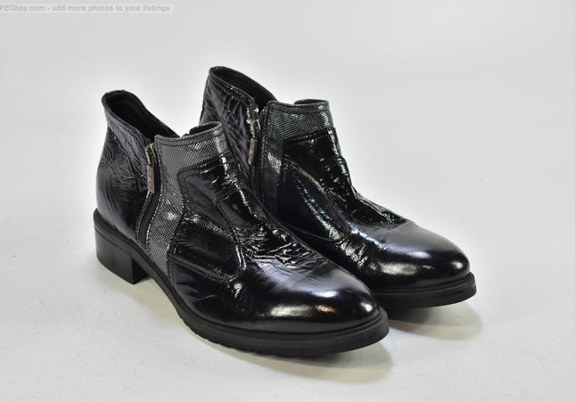 Bouton Black  Damen Stiefelette Boots  EUR 40 Nr. 25-B 2309