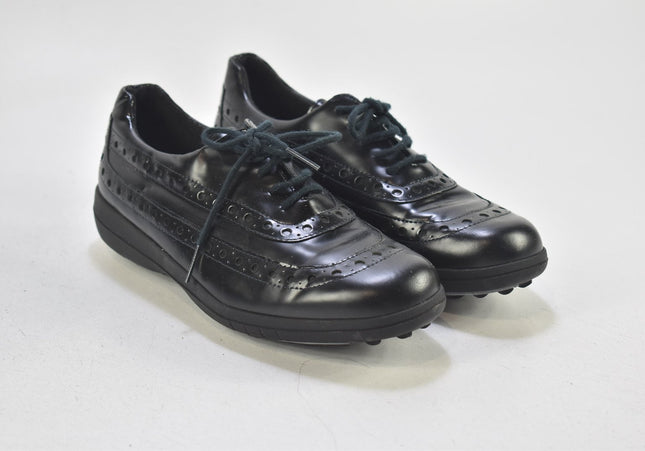 Bally Golfschuhe Damen Sportschuhe Sneaker UK 4,5 Nr. 24-X 1523-Schuh-Gebraucht-secondhand