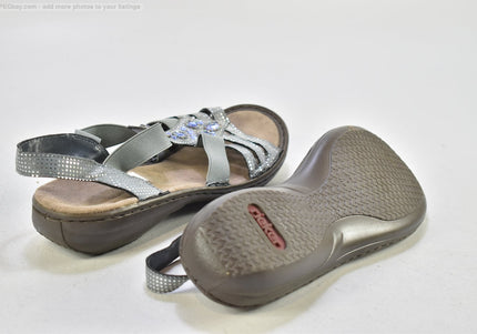 Rieker  Damen Sandale Sandalette  EUR 40 Nr. 26-S 523