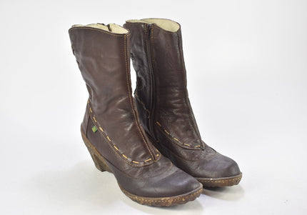 EL Naturalista Damen Stiefelette Boots EUR 40 Nr. 24-Y 756-Schuh-Gebraucht-secondhand