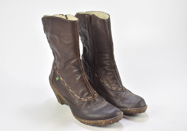 EL Naturalista Damen Stiefelette Boots EUR 40 Nr. 24-Y 756-Schuh-Gebraucht-secondhand