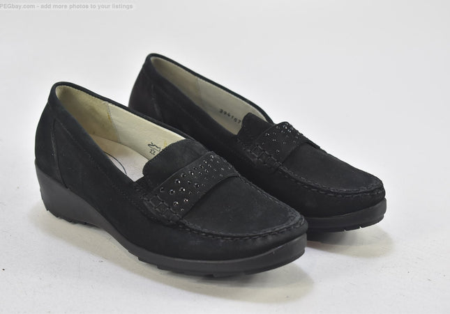 Waldläufer Damen Halbschuhe Slipper Ballerinas UK 3,5 Nr. 25-F 2112-Schuh-Gebraucht-secondhand