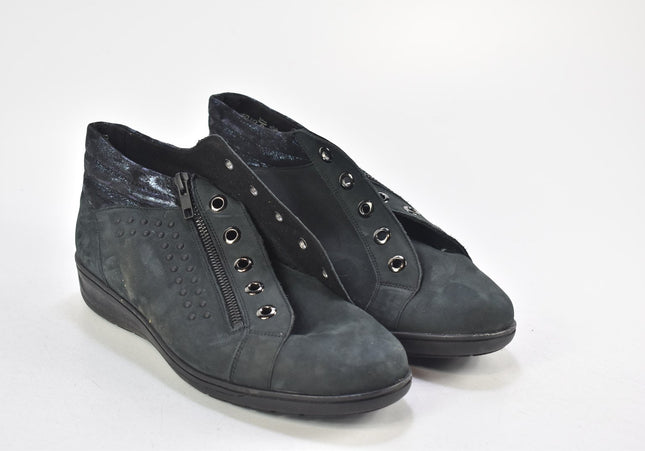 Solidus Damen Stiefelette Boots UK 7,5 Nr. 24-F 4036-Schuh-Gebraucht-secondhand