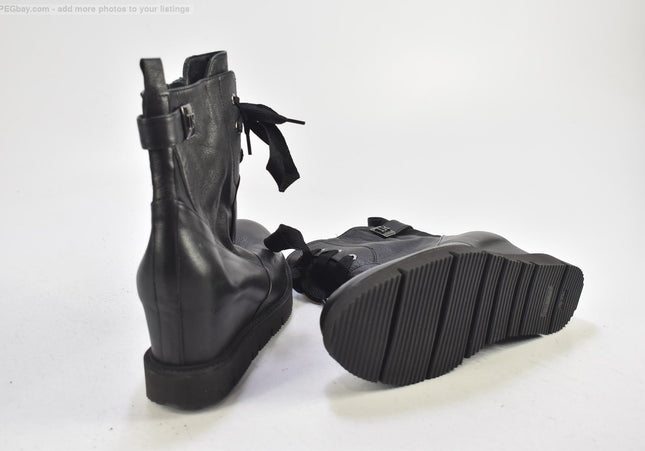 Renzoni Damen Steiefelette Boots SL 25cm Nr. 24-B 4806-Schuh-Gebraucht-secondhand