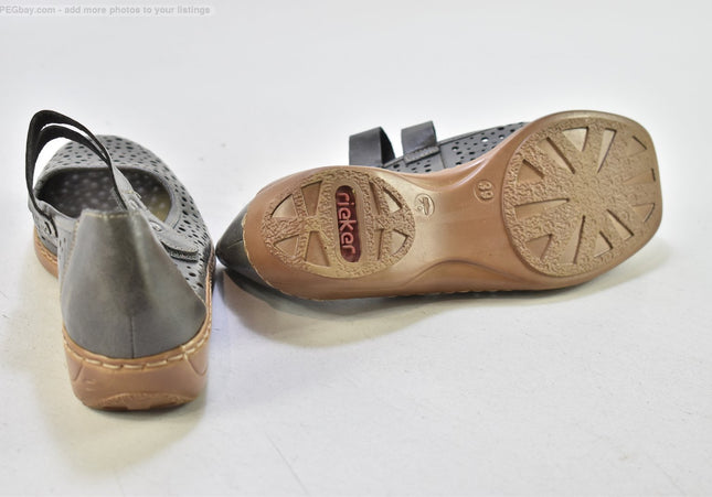Rieker  Damen Halbschuhe Slipper Ballerinas  EUR 39 Nr. 26-Y 1783