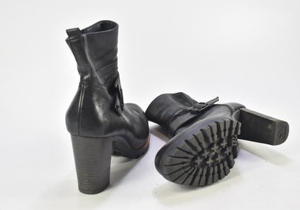 Paul Green Damen Stiefelette Boots UK 6 Nr. 24-A 3107-Schuh-Gebraucht-secondhand