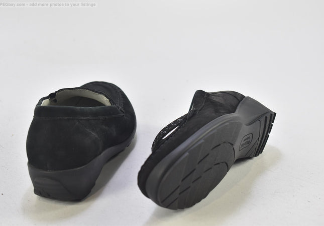 Waldläufer Damen Halbschuhe Slipper Ballerinas UK 3,5 Nr. 25-F 2112-Schuh-Gebraucht-secondhand