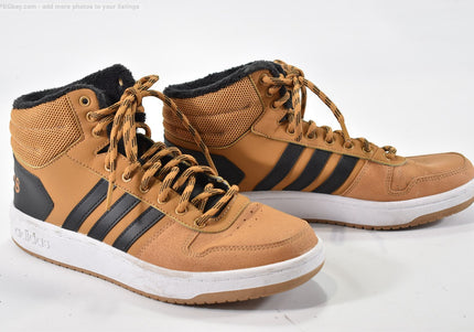 Adidas Hoops Herren Sportschuhe Sneaker EUR 44 Nr. 25-T 2327-gebrauchte Schuhe-second hand-SchuhGebraucht