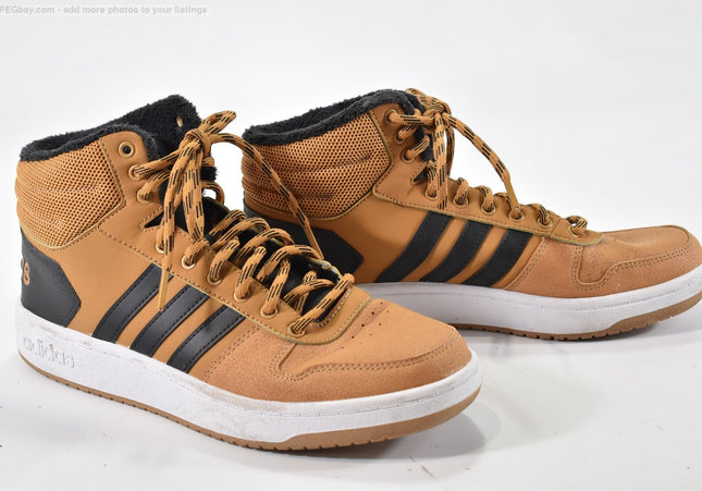 Adidas Hoops Herren Sportschuhe Sneaker EUR 44 Nr. 25-T 2327-gebrauchte Schuhe-second hand-SchuhGebraucht