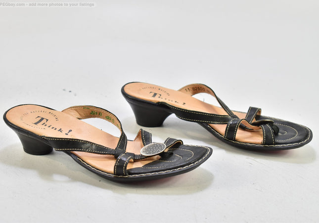 Think Damen Sandale Pantolette EUR 35 Nr. 25-S 1574-Schuh-Gebraucht-secondhand