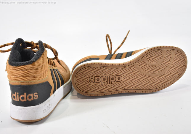 Adidas Hoops Herren Sportschuhe Sneaker EUR 44 Nr. 25-T 2327-gebrauchte Schuhe-second hand-SchuhGebraucht