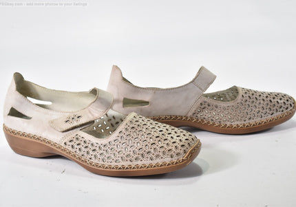 Rieker  Damen Halbschuhe Slipper Ballerinas  EUR 42 Nr. 26-U 1122