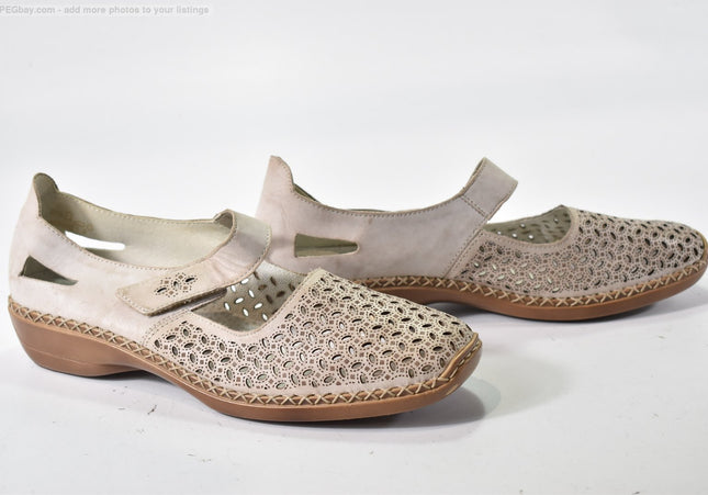 Rieker  Damen Halbschuhe Slipper Ballerinas  EUR 42 Nr. 26-U 1122