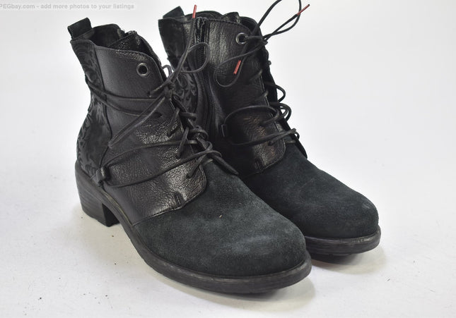 Think Damen Steiefelette Boots EUR 37 Nr. 24-B 4808-Schuh-Gebraucht-secondhand