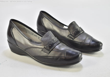 Waldläufer  Damen Halbschuhe Slipper Ballerinas  UK 7 Nr. 26-Y 752