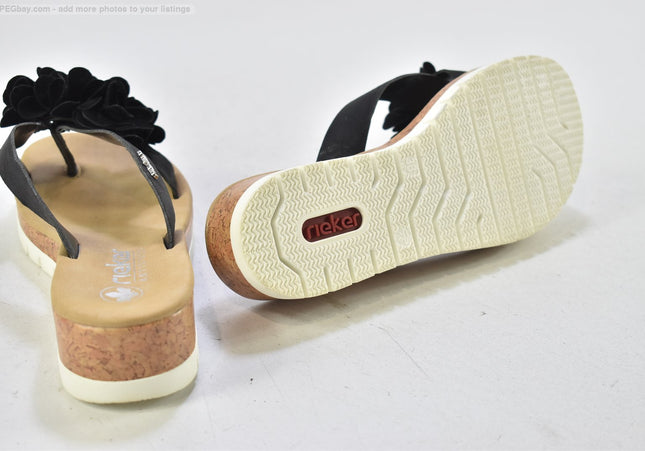 Rieker  Damen Sandale Pantolette  EUR 38 Nr. 25-V 2538