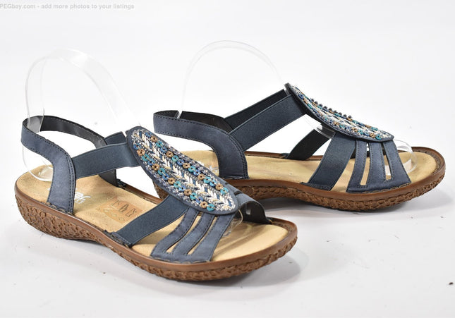Rieker Damen Sandale Sandalette EUR 38 Nr. 25-S 3544-SchuhGebraucht