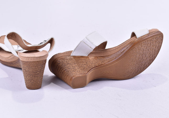 Gabor Damen Sandale Pantolette UK 7,5 Nr. 24-SD 1207-Schuh-Gebraucht-secondhand