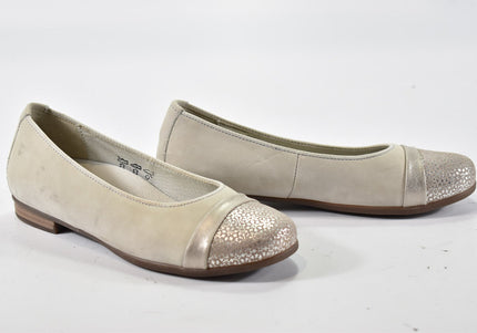 Waldläufer  Damen Halbschuhe Slipper Ballerinas  UK 4 Nr. 24-M 2491