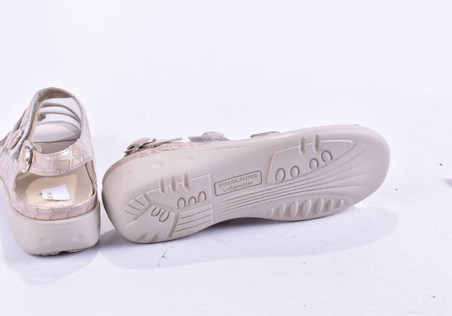 Waldläufer Damen Sandale Sandalette UK 5,5 Nr. 24-SD 3890-Schuh-Gebraucht-secondhand