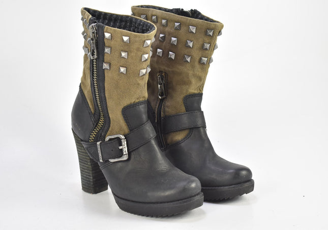 Replay Damen Stiefelette Boots EUR 38 Nr. 23-M 4257-Schuh-Gebraucht-secondhand