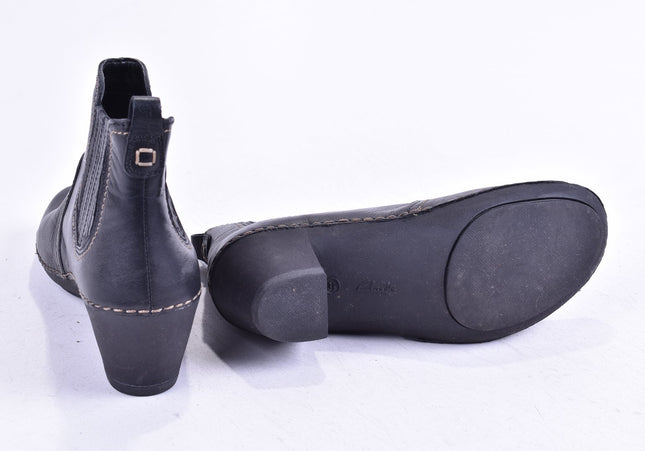 Clarks Damen Stiefelette Boots UK 3,5 Nr. 24-B 2303-Schuh-Gebraucht-secondhand