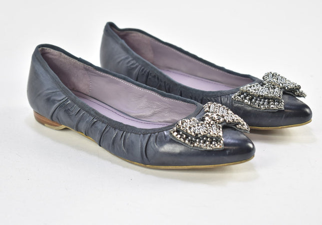 Laura Damen Halbschuhe Slipper Ballerinas EUR 37 Nr. 23-M 3727-Schuh-Gebraucht-secondhand
