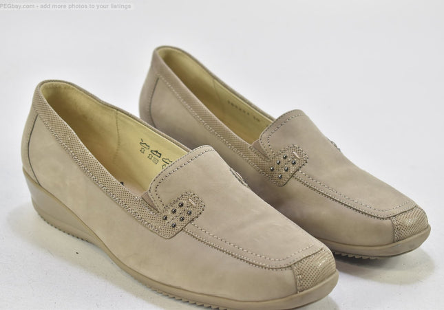 Waldläufer Damen Halbschuhe Slipper Ballerinas UK 8 Nr. 25-F 2117-Schuh-Gebraucht-secondhand