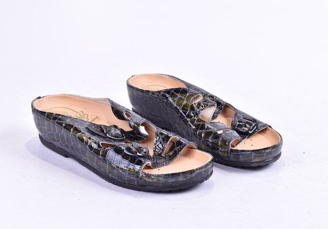Florett Damen Sandale Pantolette EUR 36 Nr. 24-SD 2771-Schuh-Gebraucht-secondhand
