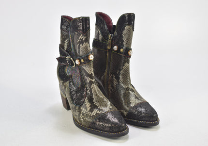 Laura Vita Damen Stiefelette Boots EUR 36 Nr. 24-B 2767-Schuh-Gebraucht-secondhand