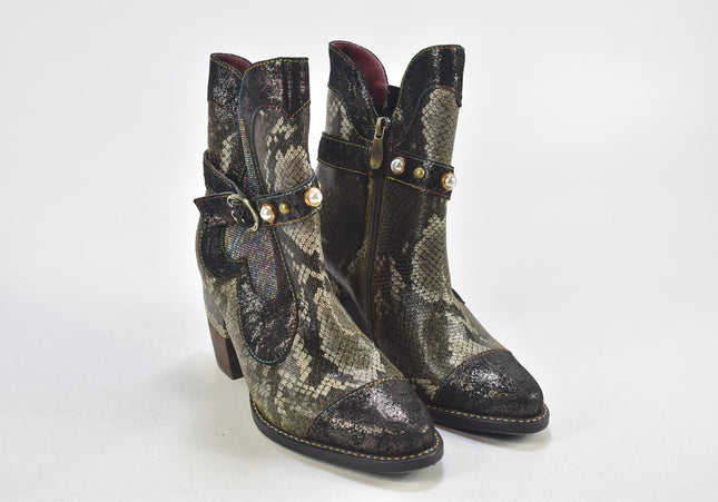 Laura Vita Damen Stiefelette Boots EUR 36 Nr. 24-B 2767-Schuh-Gebraucht-secondhand