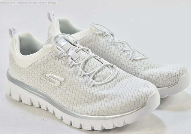 Skechers Lite-Weight Damen Sportschuhe Sneaker EUR 41 Nr. 25-T 1206-gebrauchte Schuhe-Second hand-SchuhGebraucht