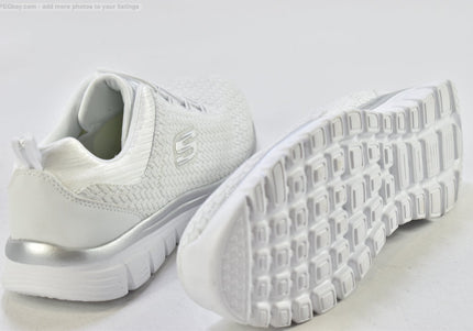Skechers Lite-Weight Damen Sportschuhe Sneaker EUR 41 Nr. 25-T 1206-gebrauchte Schuhe-Second hand-SchuhGebraucht