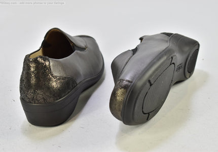 Solidus Damen Halbschuhe Slipper Ballerinas UK 7 Nr. 25-Z 1359-SchuhGebraucht