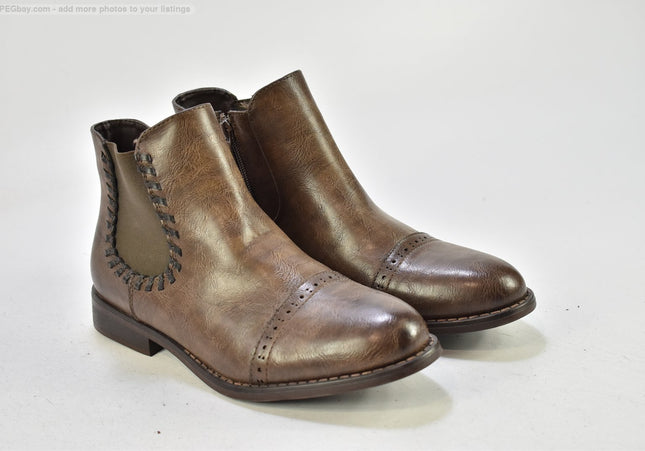 Rieker Damen Stiefelette Boots EUR 40 Nr. 24-B 7136-SchuhGebraucht