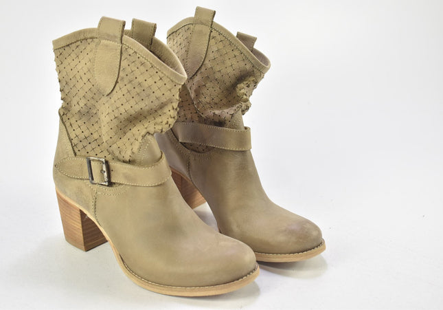 Damen Stiefelette Boots EUR 36 Nr. 24-A 3114-Schuh-Gebraucht-secondhand