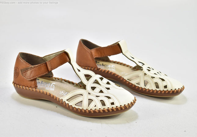 Rieker Damen Sandale Sandalette EUR 37 Nr. 25-S 1526-Schuh-Gebraucht-secondhand