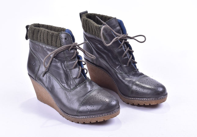 Shoot Damen Stiefelette Boots EUR 39 Nr. 23-M 2756-Schuh-Gebraucht-secondhand